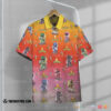 Mighty Morphin Power Rangers Orange Hawaiian Shirt