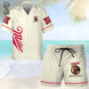 Miller High Life Beer All Over Print Hawaiian Shirt And Beach Shorts