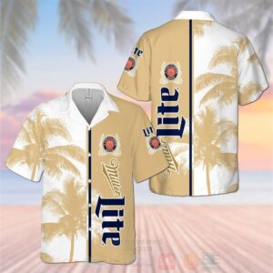 Miller Lite Coconut Hawaiian Shirt