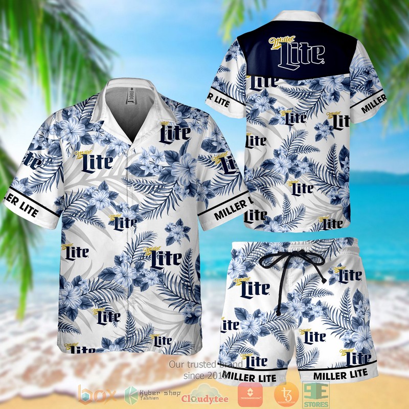 Miller Lite Hawaiian Shirt Miller Lite Hawaiian Shirt