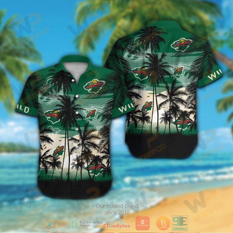 Minnesota Wild Hawaiian Shirt And Shorts Minnesota Wild Hawaiian Shirt And Shorts