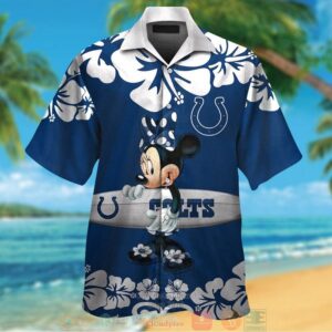 Minnie Mouse Indianapolis Colts Hawaiian Shirt And Shorts