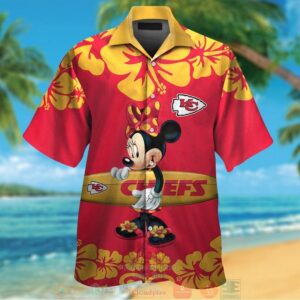 Minnie Mouse Kansas City Chiefs Hawaiian Shirt And Shorts