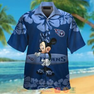 Minnie Mouse Tennessee Titans Hawaiian Shirt And Shorts
