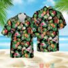 Moana Pineapple Black Hawaiian Shirt
