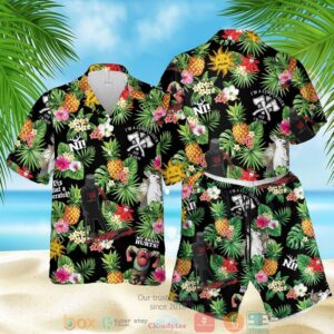 Monty Python Pineapple Black Hawaiian Shirt