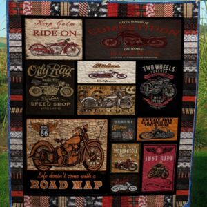 Motorcycle Quilt Tudcn
