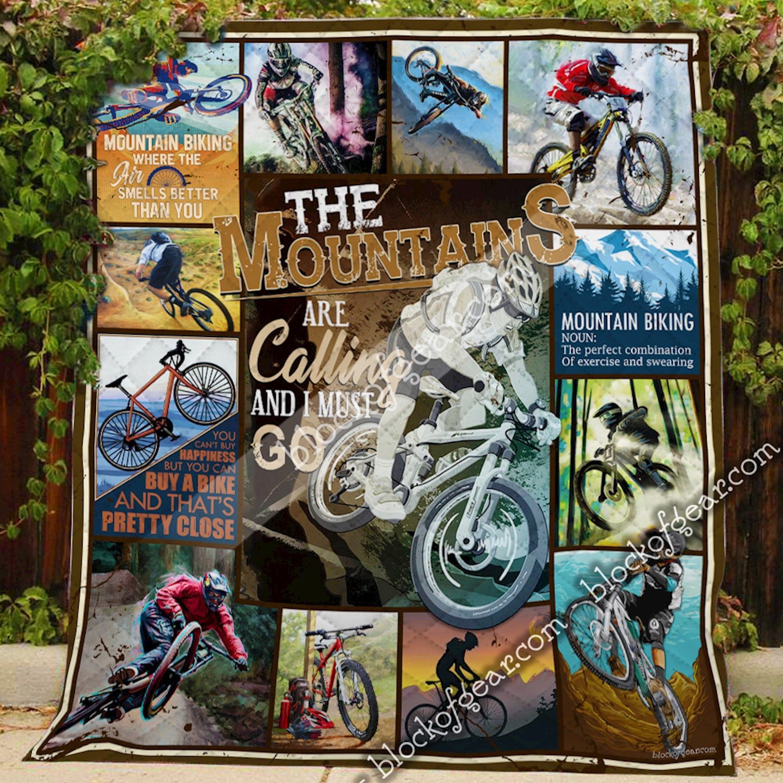 Mountain Biking Quilt Mountain Biking Quilt