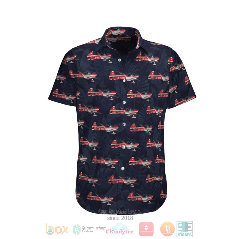 Mudry Cap 10 Australian Defence Force Basic Flying Training School Hawaiian Shirt