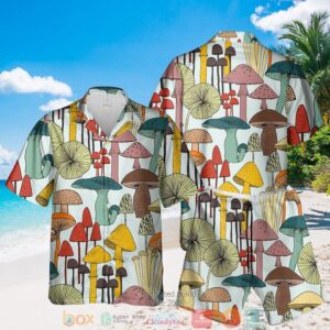 Mushroom Hawaiian Shirt