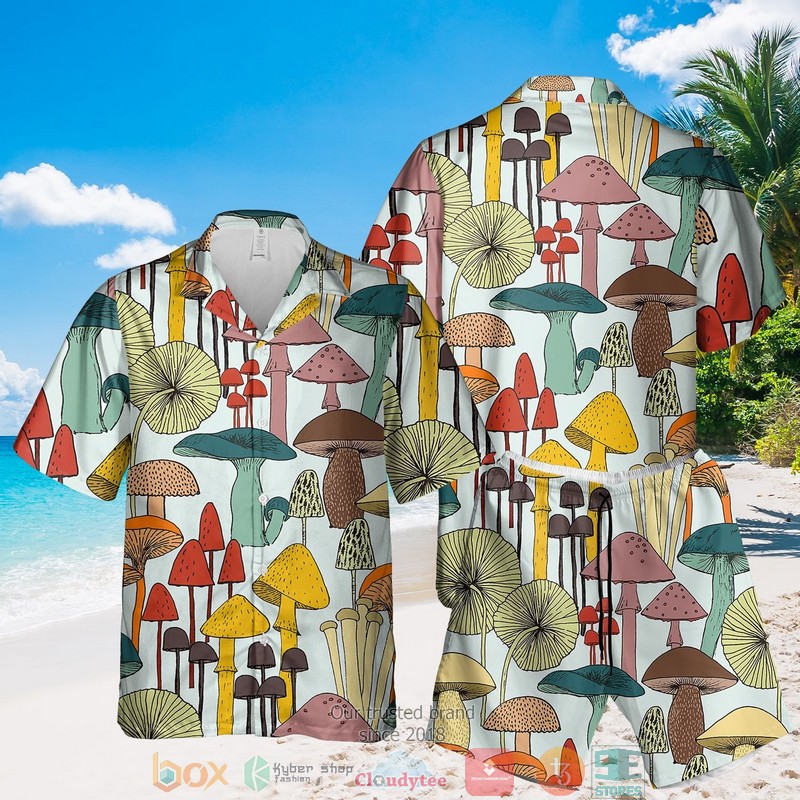 Mushroom Hawaiian Shirt Mushroom Hawaiian Shirt