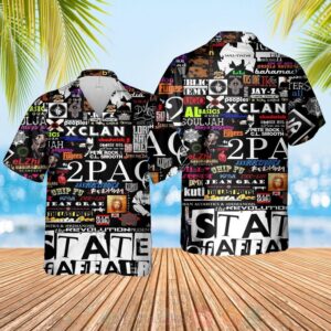 Music Rock Bands Pattern Hawaiian Shirt