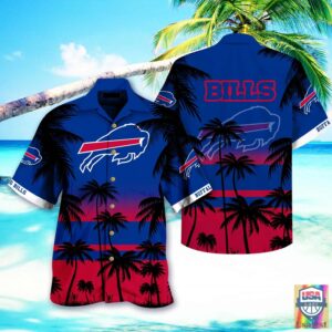 Buffalo Bills Nfl Hawaiian Shirt Beach Short