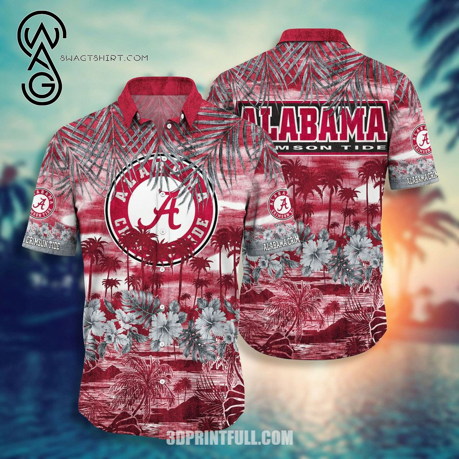 Ncaa Alabama Crimson Tide Team Combo Hawaiian Shirt And Shorts Ncaa Alabama Crimson Tide Team Combo Hawaiian Shirt And Shorts