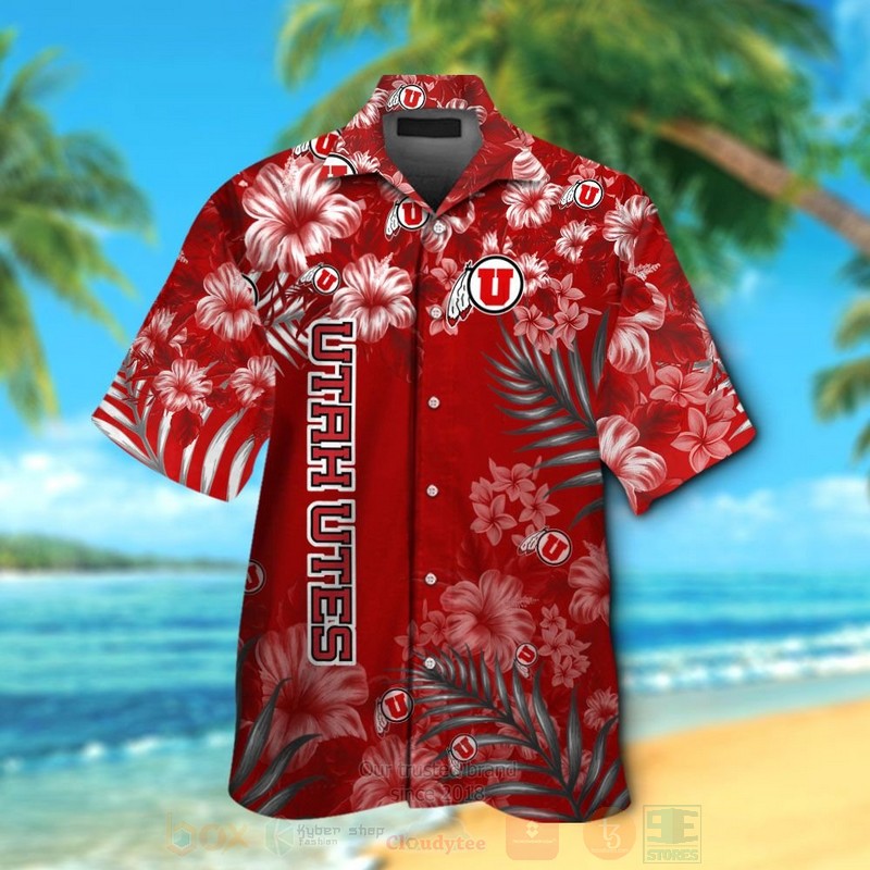 Ncaa Utah Utes Hawaiian Shirt Ncaa Utah Utes Hawaiian Shirt