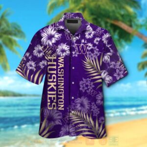 Ncaa Washington Huskies Hawaiian Shirt