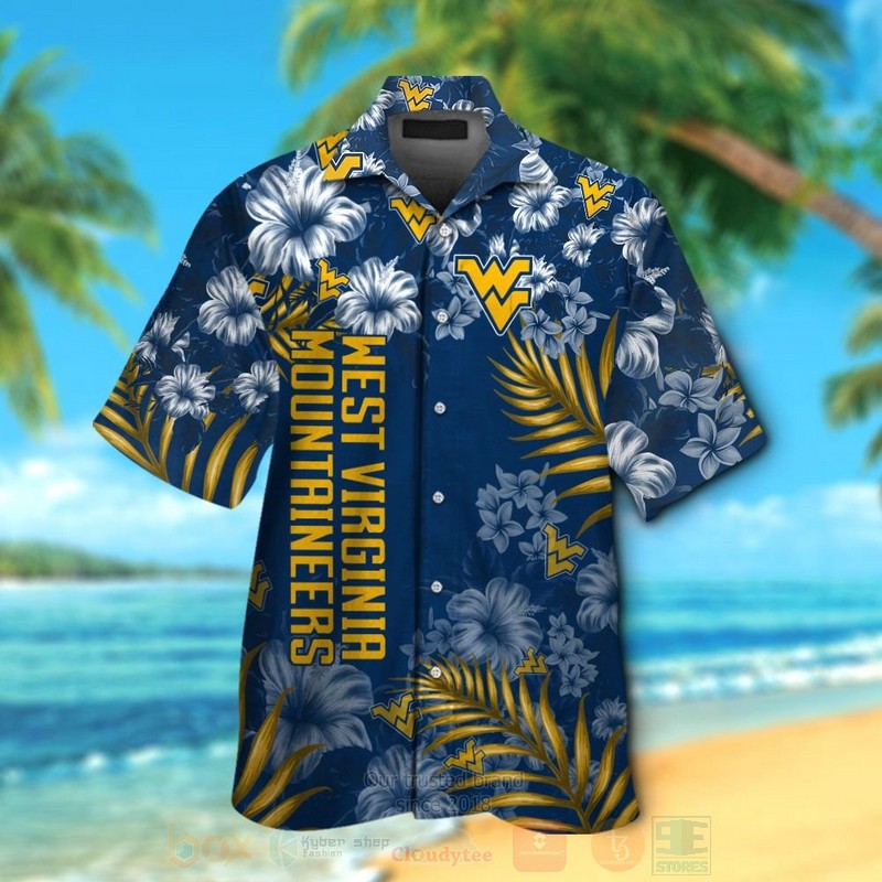 Ncaa West Virginia Mountaineers Hawaiian Shirt Ncaa West Virginia Mountaineers Hawaiian Shirt