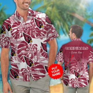 Nfl Arizona Cardinals Custom Name Hawaiian Shirt