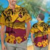 Nfl Arizona Cardinals Red-Yellow Hibiscus Hawaiian Shirt