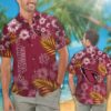Nfl Arizona Cardinals Red Hibiscus Flower Hawaiian Shirt