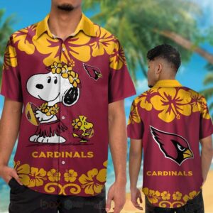 Nfl Arizona Cardinals And Snoopy Cute Hawaiian Shirt