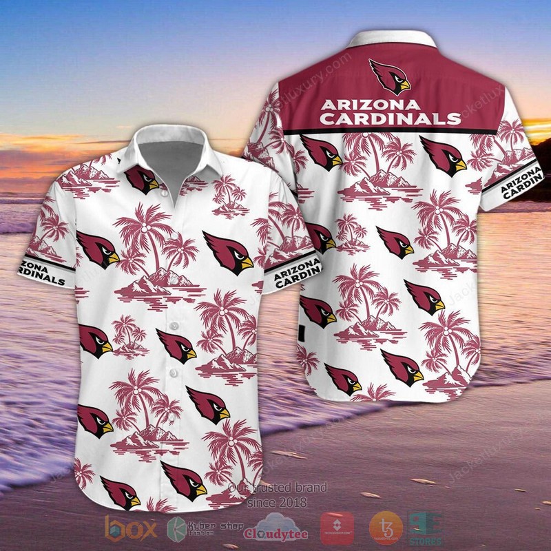Nfl Arizona Cardinals Palm Tree Hawaiian Shirt Nfl Arizona Cardinals Palm Tree Hawaiian Shirt
