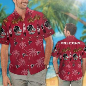 Nfl Atlanta Falcons Coconut Tree Hawaiian Shirt