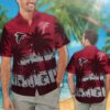 Nfl Atlanta Falcons Grey-Red Hawaiian Shirt