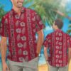 Nfl Atlanta Falcons Logo And Hibiscus Flower Hawaiian Shirt