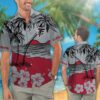Nfl Atlanta Falcons Red-Grey Hawaiian Shirt
