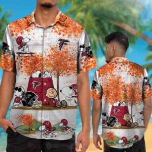 Nfl Atlanta Falcons Snoopy Autumn Hawaiian Shirt