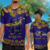 Nfl Baltimore Ravens Baby Yoda Hawaiian Shirt