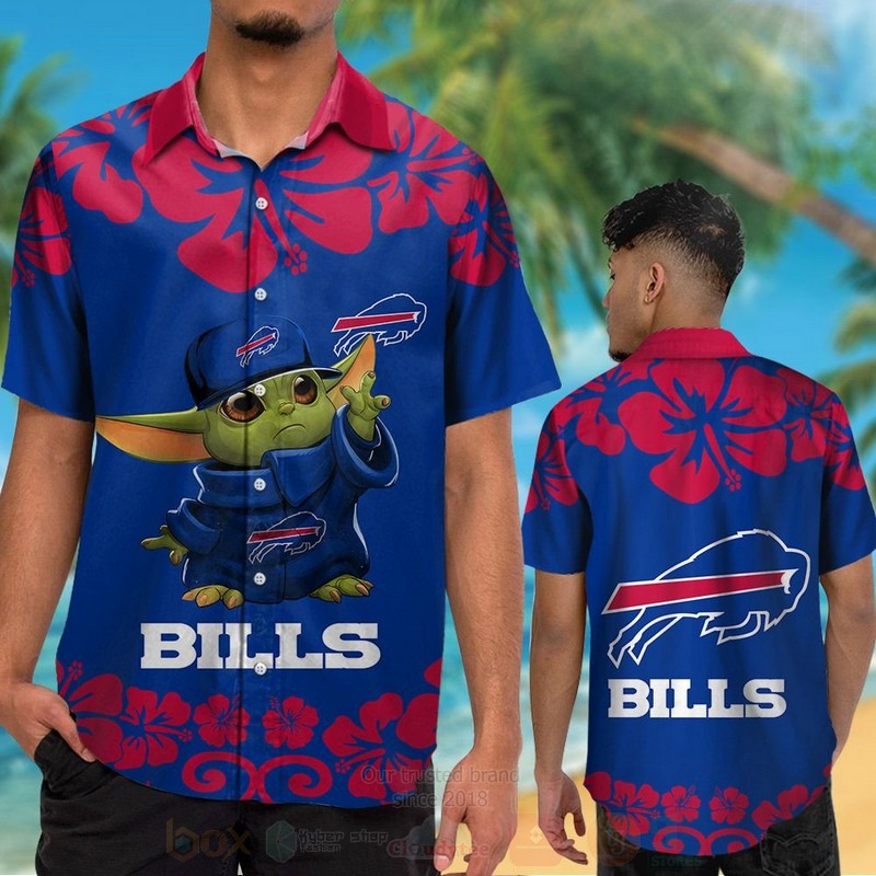 Nfl Buffalo Bills Baby Yoda Hawaiian Shirt Nfl Buffalo Bills Baby Yoda Hawaiian Shirt