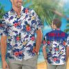 Nfl Buffalo Bills Blue-White Hibiscus Flowers Hawaiian Shirt