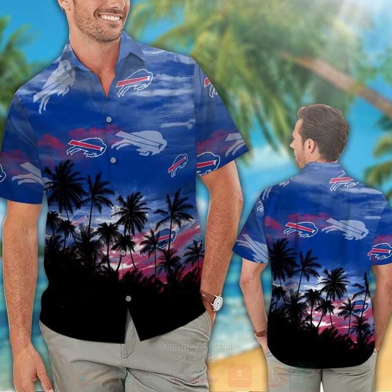 Nfl Buffalo Bills Blue Skye Hawaiian Shirt Nfl Buffalo Bills Blue Skye Hawaiian Shirt