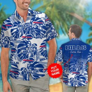 Nfl Buffalo Bills Custom Name Hawaiian Shirt
