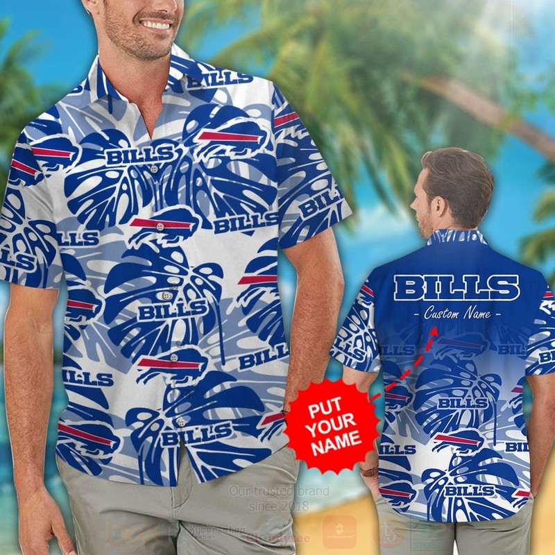 Nfl Buffalo Bills Custom Name Hawaiian Shirt Nfl Buffalo Bills Custom Name Hawaiian Shirt