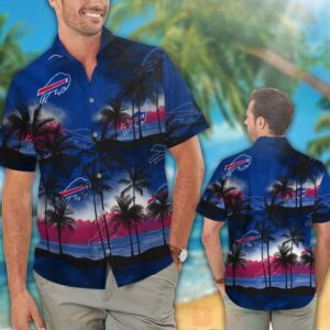 Nfl Buffalo Bills Dark Blue Hawaiian Shirt
