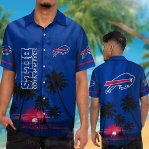 Nfl Buffalo Bills Sunset Hawaiian Shirt