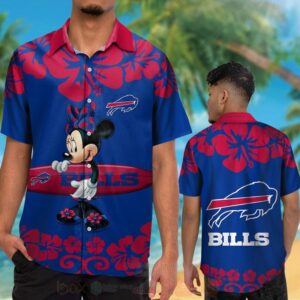 Nfl Buffalo Bills And Minnie Mouse Hawaiian Shirt