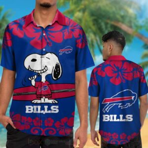 Nfl Buffalo Bills And Snoopy Hawaiian Shirt