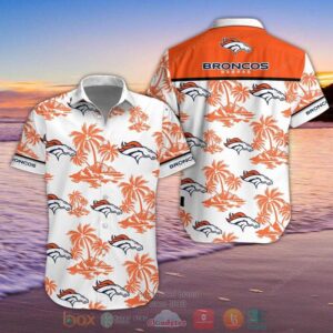 Nfl Denver Broncos Palm Tree Hawaiian Shirt