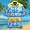 Nfl Los Angeles Chargers Blue-White Hawaiian Shirt