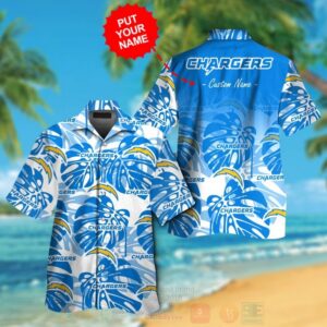 Nfl Los Angeles Chargers Custom Name Hawaiian Shirt