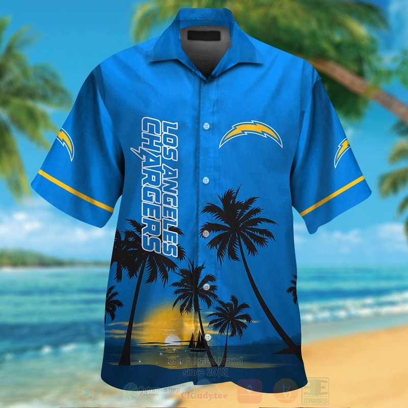 Nfl Los Angeles Chargers Sun Hawaiian Shirt Nfl Los Angeles Chargers Sun Hawaiian Shirt