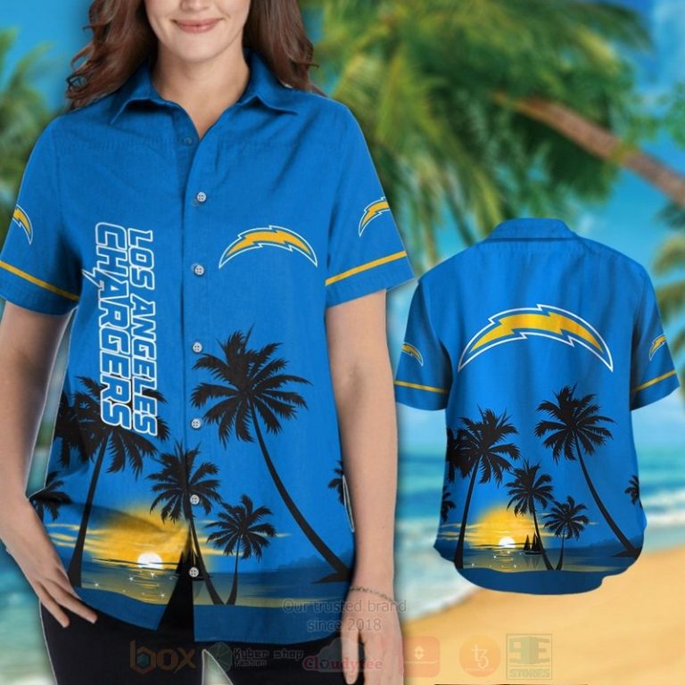 NFL_Los_Angeles_Chargers_Sun_Hawaiian_Shirt_Short_1_2-768x768-1