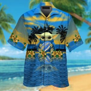 Nfl Los Angeles Chargers And Baby Yoda Hawaiian Shirt