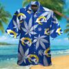 Nfl Los Angeles Rams Cannabis Leaves Hawaiian Shirt