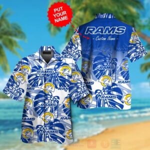 Nfl Los Angeles Rams Custom Name Hawaiian Shirt
