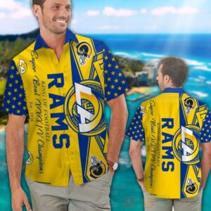 Nfl Los Angeles Rams Men Woman Hawaiian Shirt